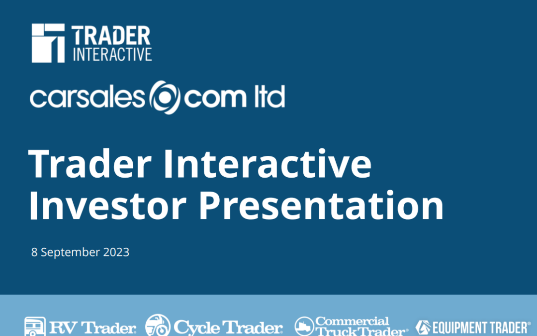 Trader Interactive – Investor Presentation