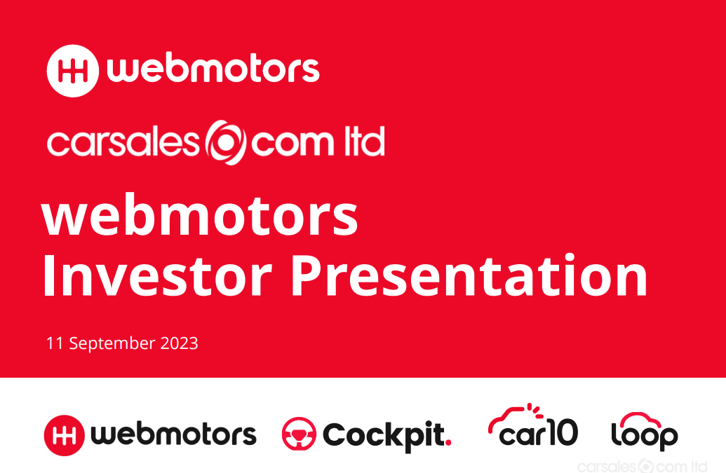 webmotors – Investor Presentation